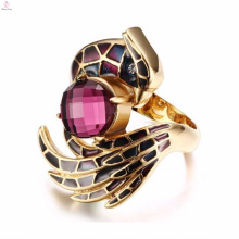 En venta al por mayor de oro Aniversario rubí dedo anillos de joyería